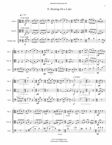 Music for Two or Three Violas and Double Bass