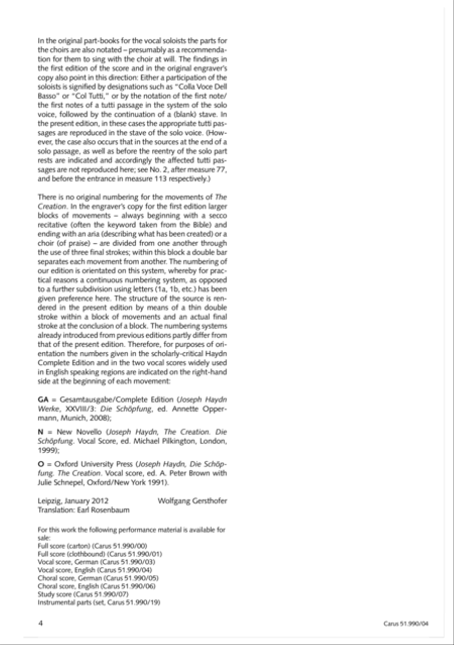 The Creation 4-Part scores gallery preview page 5