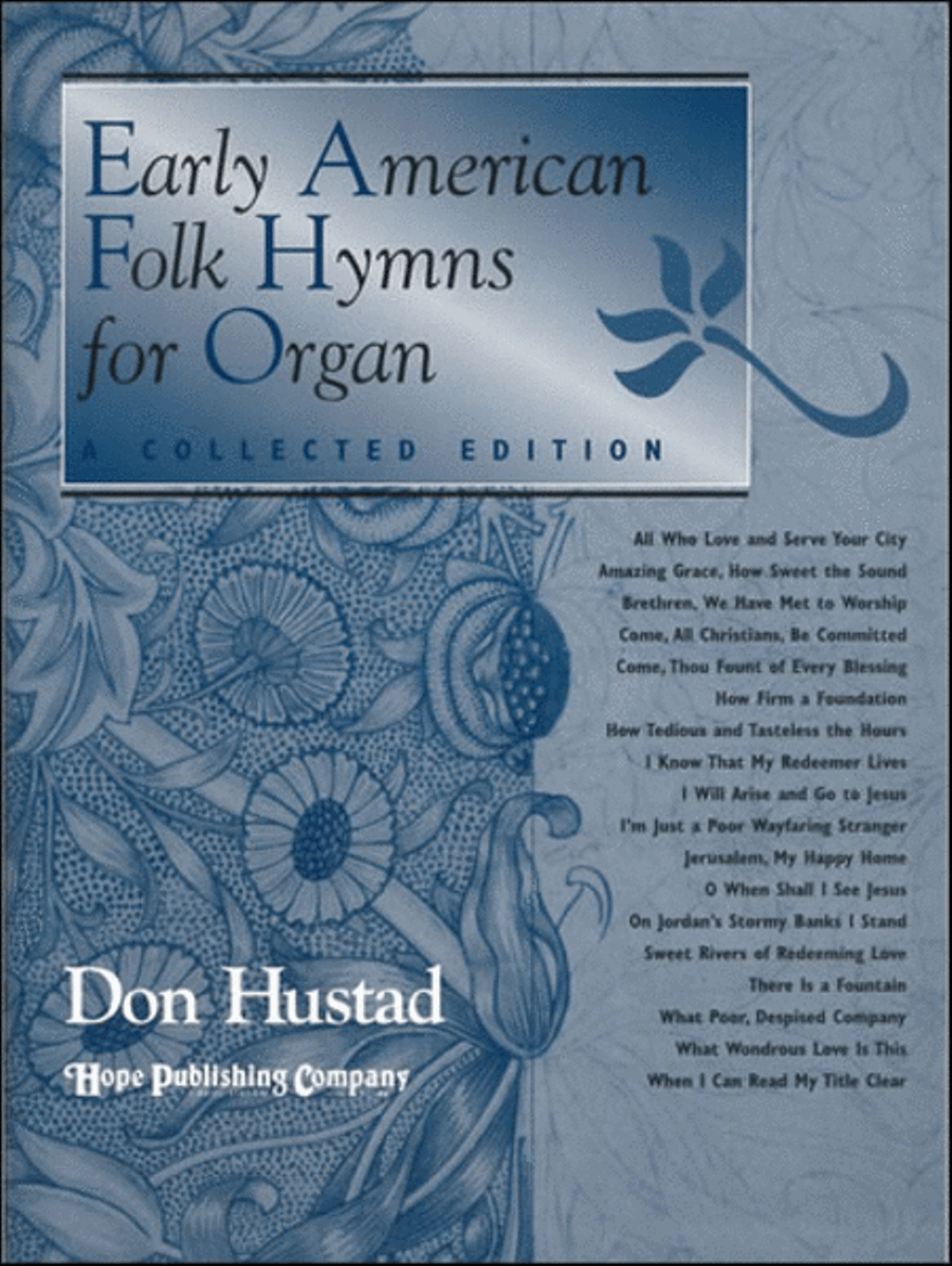 Early American Folk Hymns for Organ Organ Solo scores gallery preview page 1