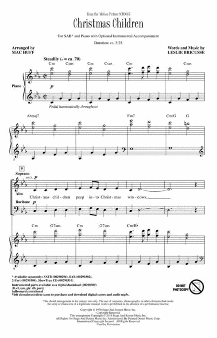 Christmas Children 3-Part scores gallery preview page 3
