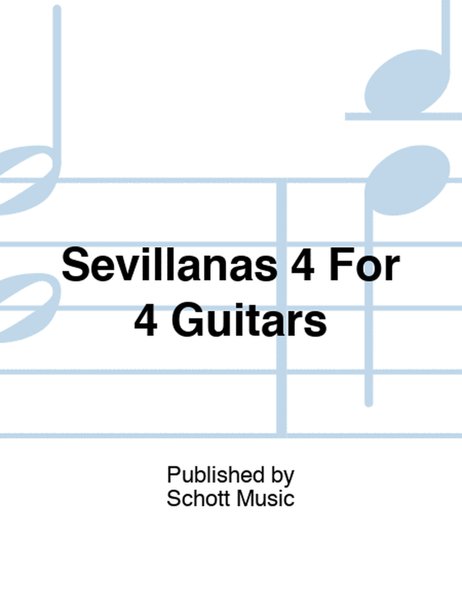 Murciano - 4 Sevillanas For 4 Guitars