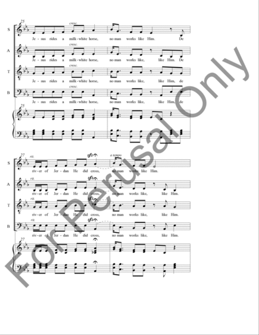 Ride On, King Jesus! Ride On, King Jesus! 4-Part scores gallery preview page 6