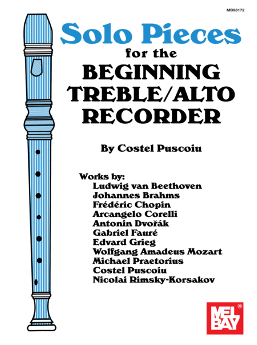 Solo Pieces for the Beginning Treble/Alto Recorder Alto Recorder scores gallery preview page 1