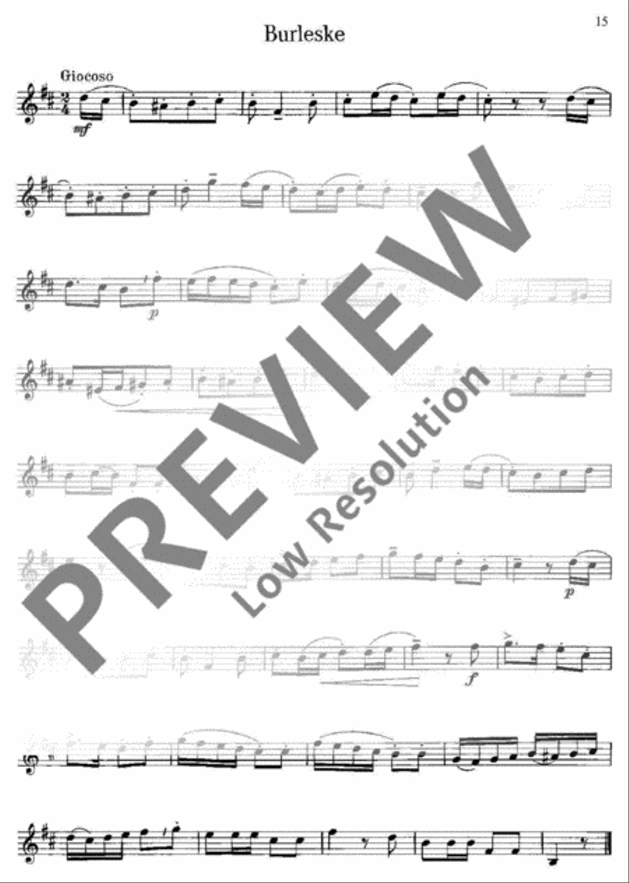 Spielstücke und Etüden Spielstücke und Etüden Cornet scores gallery preview page 16