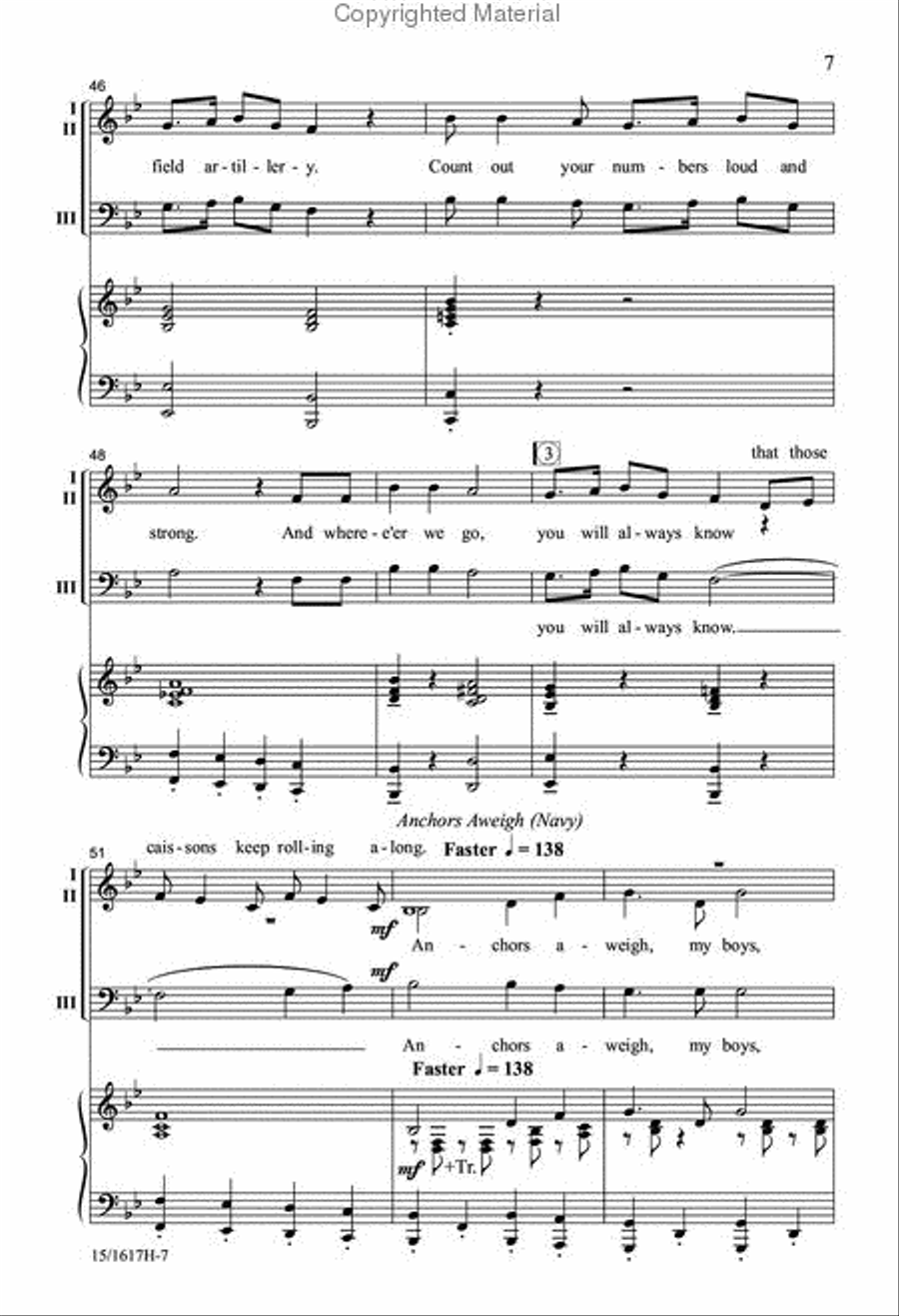 A Patriotic Salute 3-Part scores gallery preview page 6