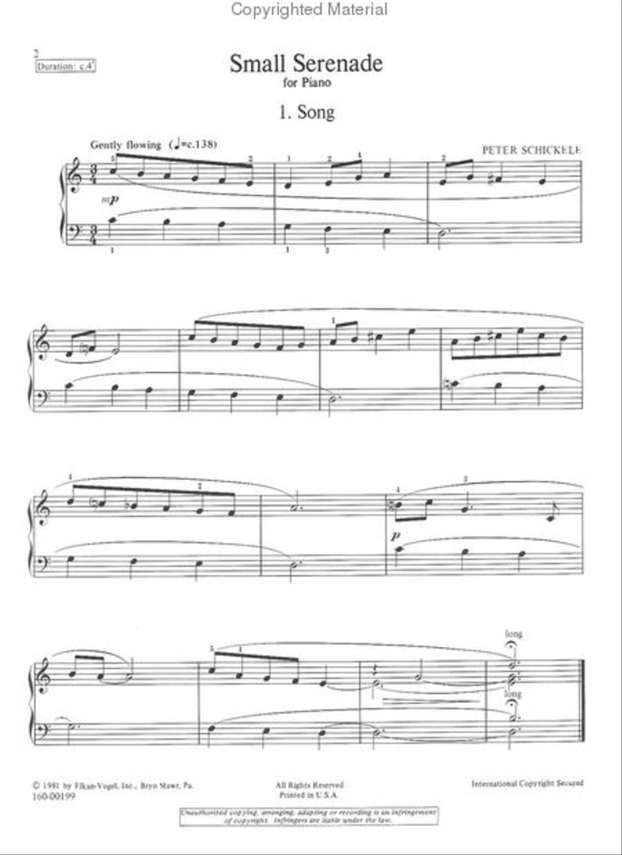 Small Serenade Small Serenade Chamber Music scores gallery preview page 2