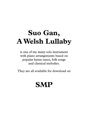 Suo Gan, A Welsh Lullaby, for Oboe and Piano