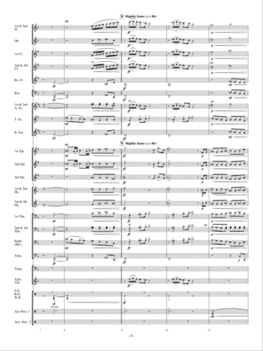 Costa del Sol Costa del Sol Concert Band scores gallery preview page 3