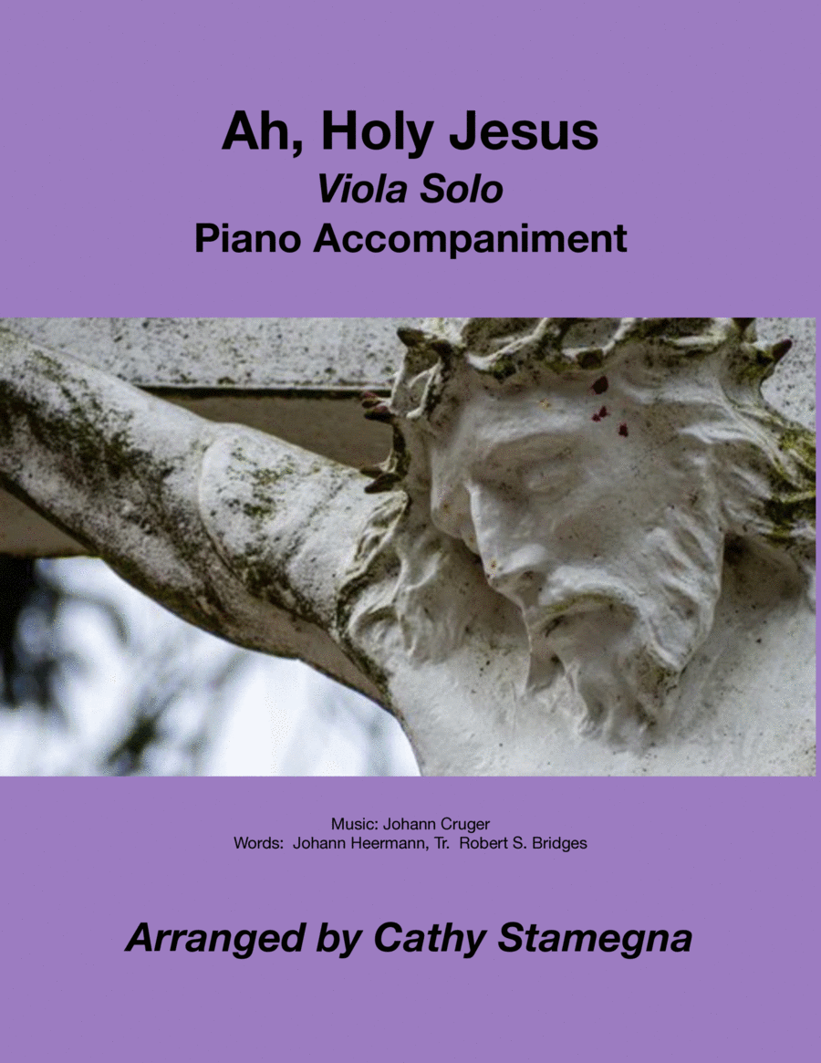 Ah, Holy Jesus (Viola Solo, Piano Accompaniment) Piano scores gallery preview page 1