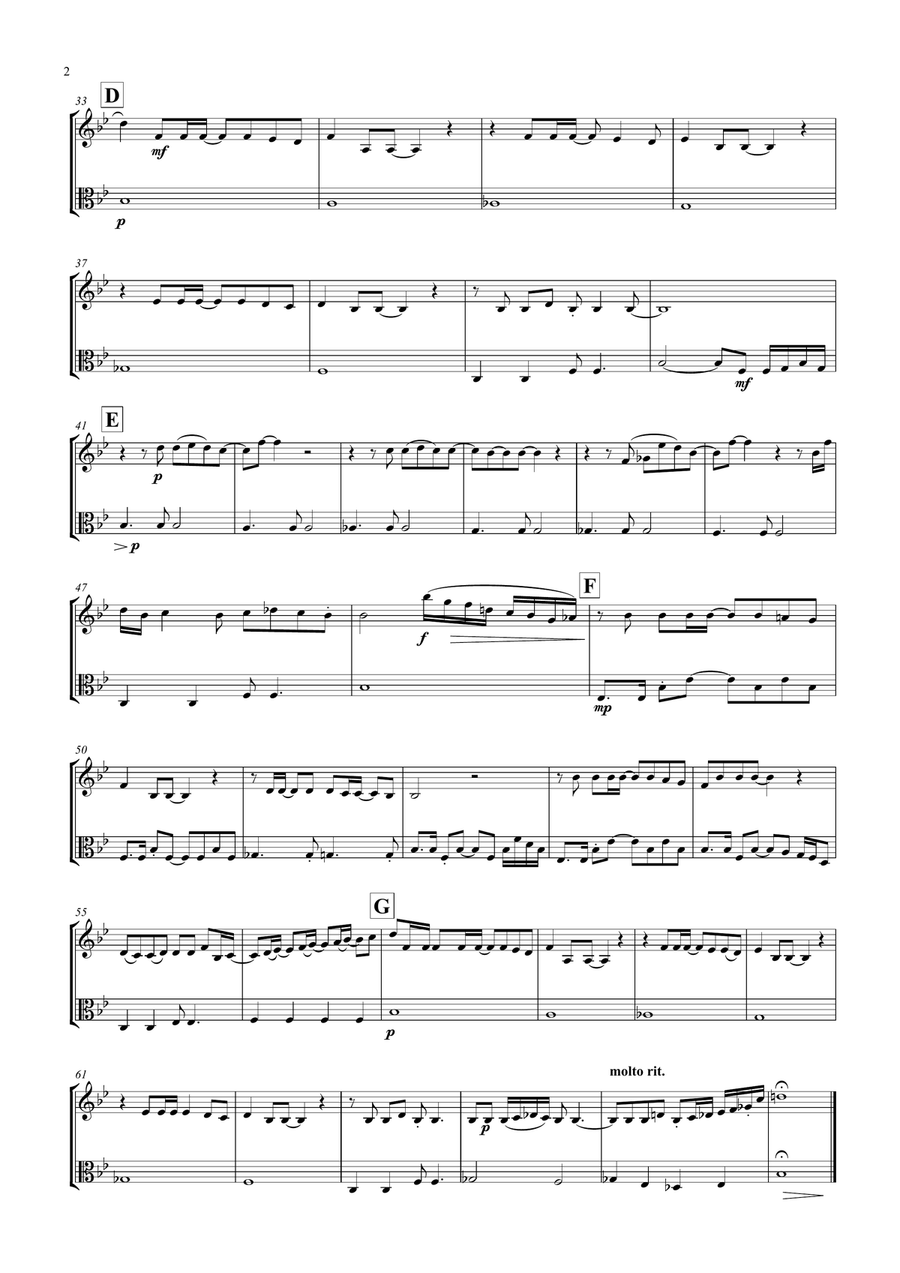 Make You Feel My Love String Duet scores gallery preview page 2