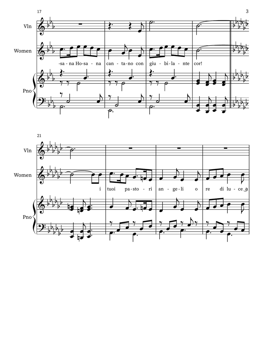 Gesu Bambino (The Infant Jesus) Small Ensemble scores gallery preview page 3