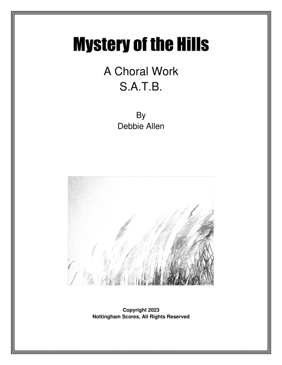Mystery of the Hills 4-Part scores gallery preview page 1