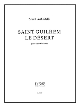 Book cover for St Guilhem Le Desert (guitars 3)