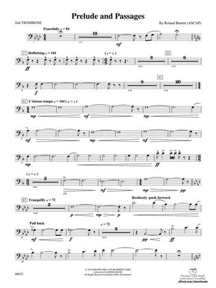 Prelude and Passages: 2nd Trombone