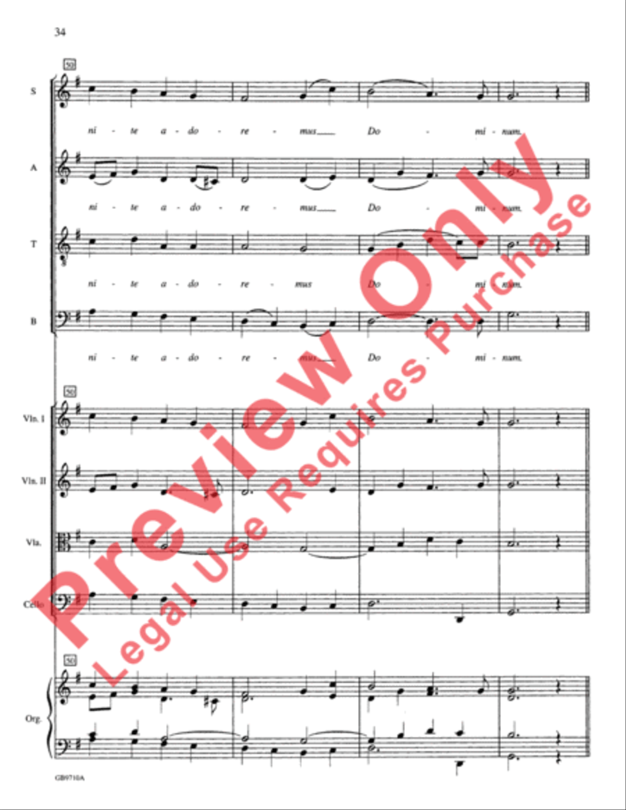 A Festival of Lessons and Carols Choir scores gallery preview page 35
