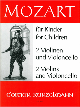 Book cover for 'Mozart' for children