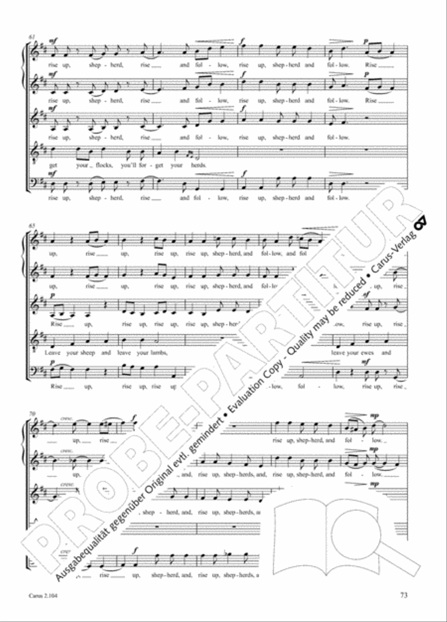 Hallelujah. Gospels and Spirituals for mixed choir Mixed Choir scores gallery preview page 61