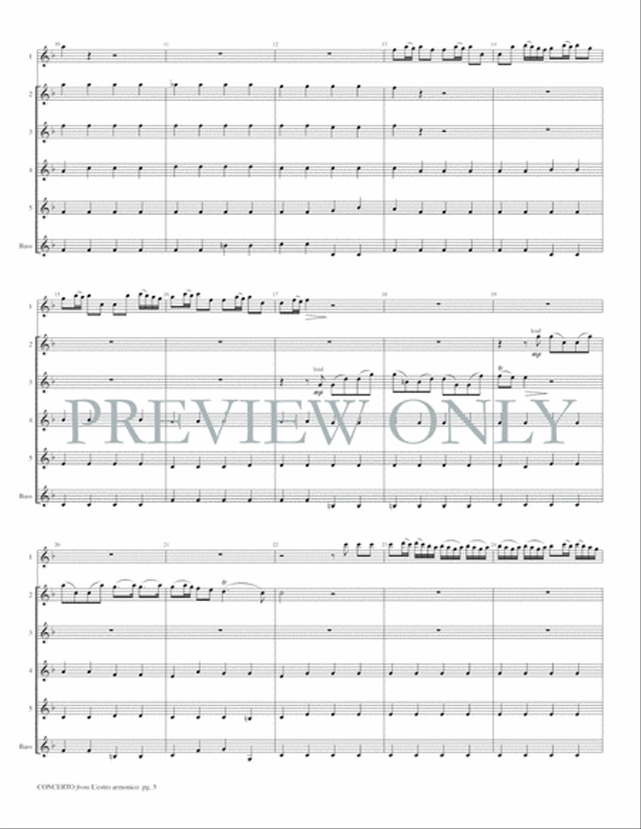 Concerto Small Ensemble scores gallery preview page 7