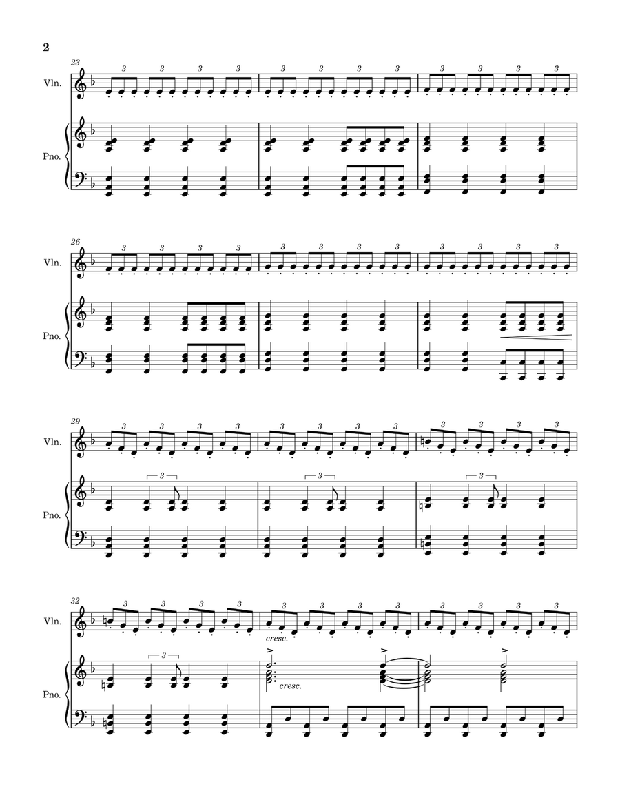 Umbrella Academy - Main Title Theme Violin Solo scores gallery preview page 2