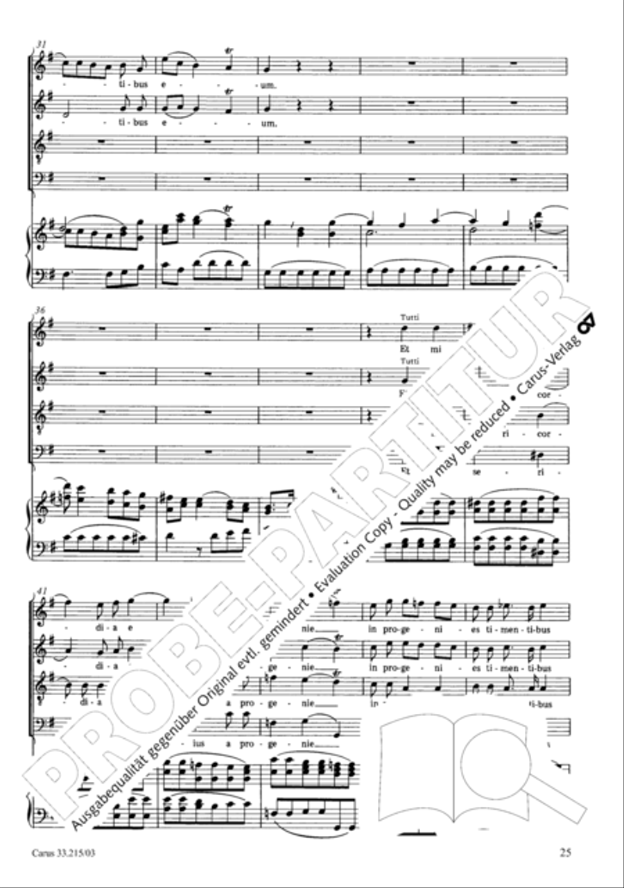 Magnificat Magnificat 4-Part scores gallery preview page 26