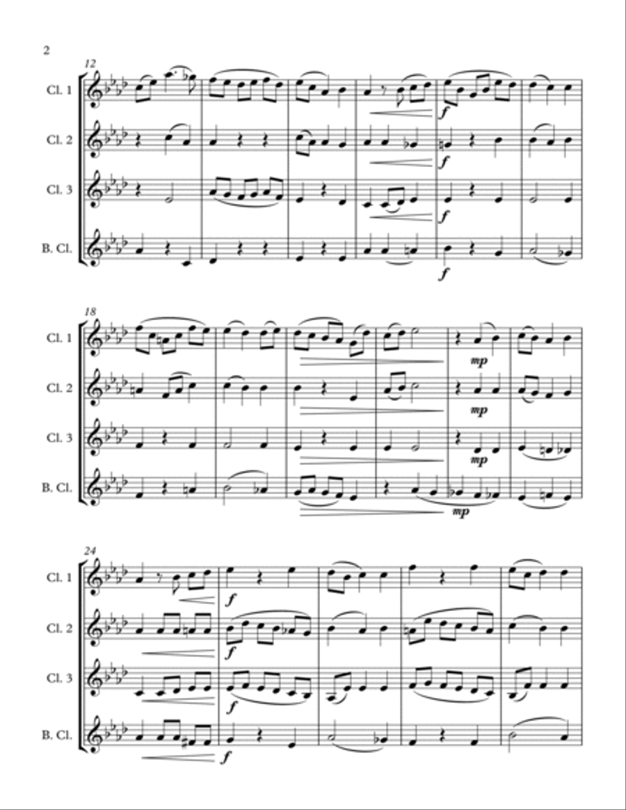 Caprice No. 1 Caprice No. 1 Woodwind Ensemble scores gallery preview page 2