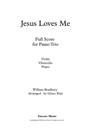 Book cover for Jesus Loves Me with Mozart (Violin/Cello/Piano)