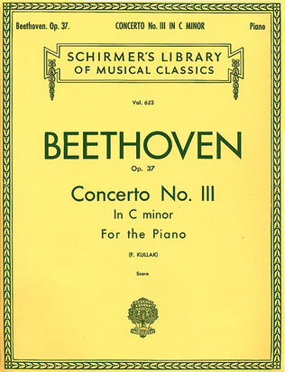 Book cover for Concerto No. 3 in C Minor, Op. 37 (2-piano score)