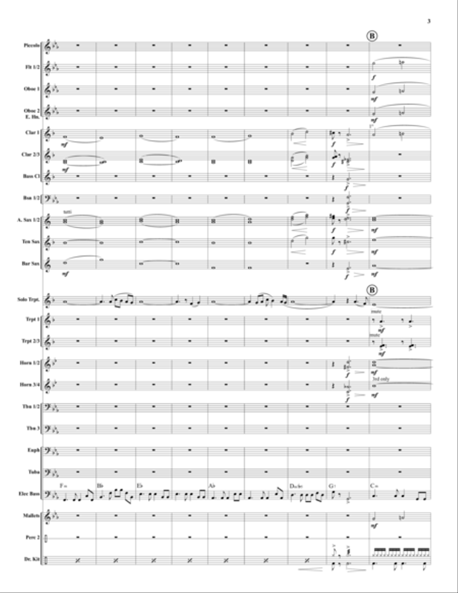Tribute to Doc Tribute to Doc Soprano Saxophone scores gallery preview page 4