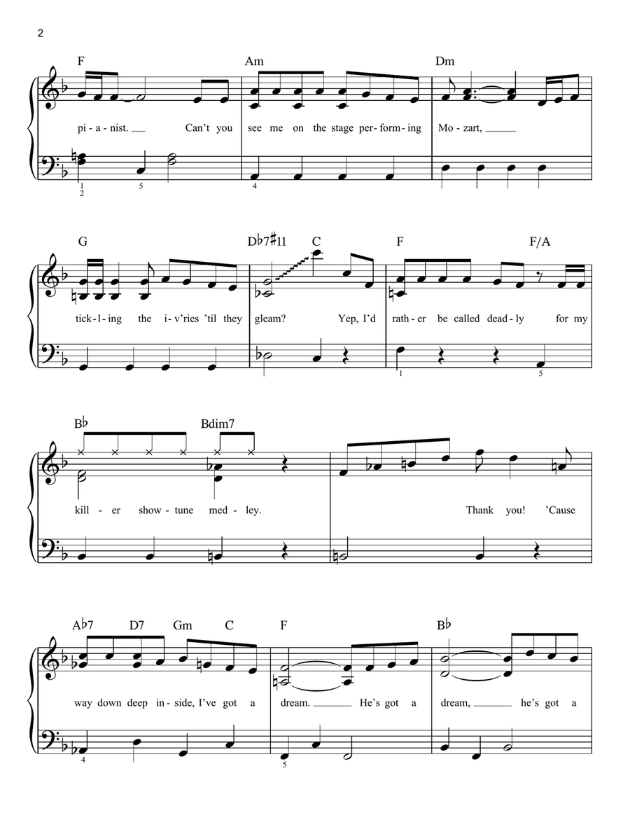 I've Got A Dream (from Tangled) Voice scores gallery preview page 2