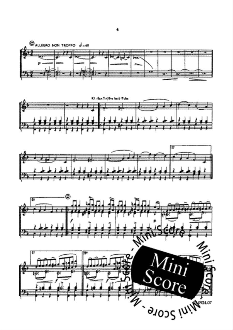 La Belle Helene La Belle Helene Fanfare Band scores gallery preview page 6