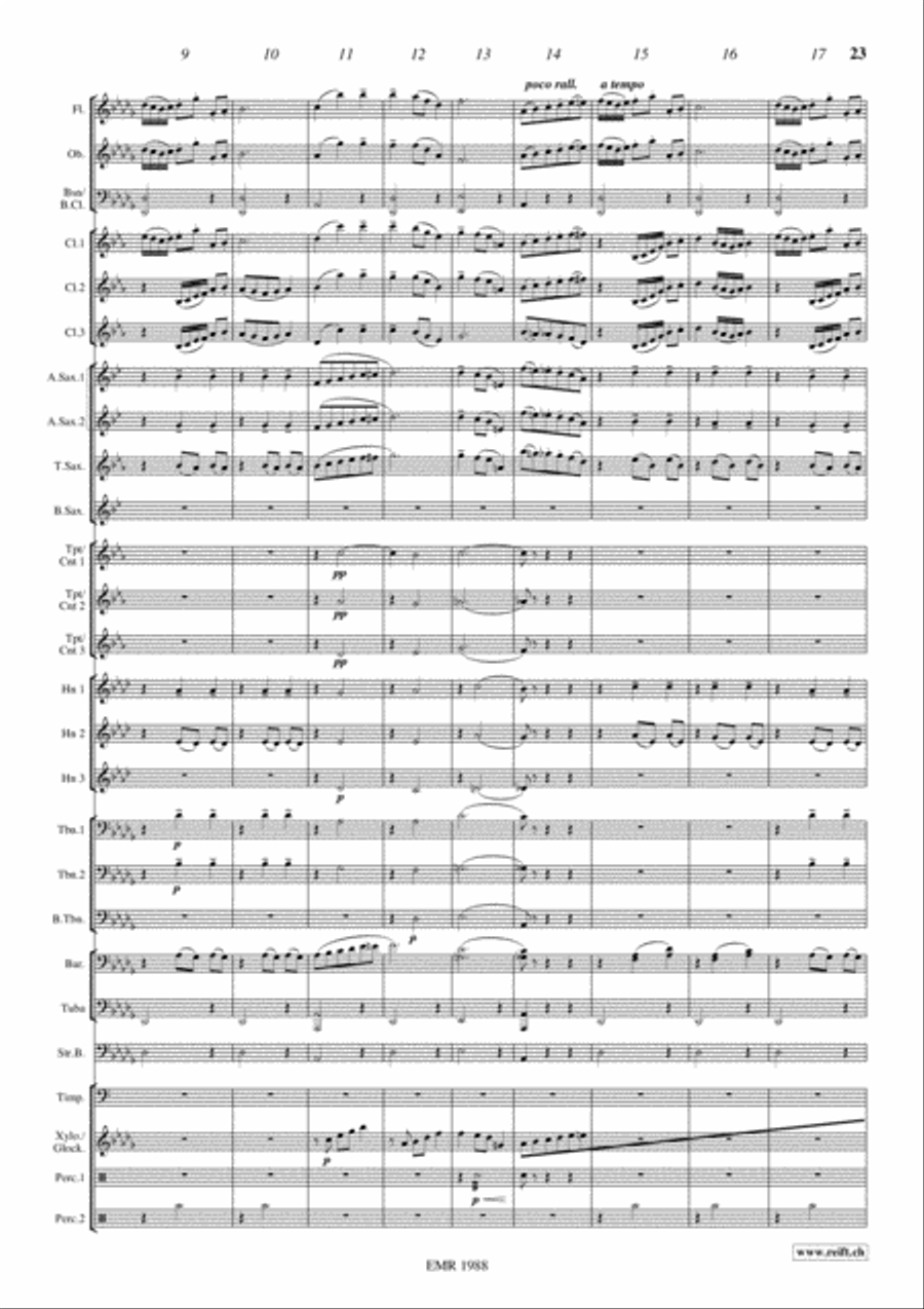 Traveller's Diary Concert Band scores gallery preview page 10