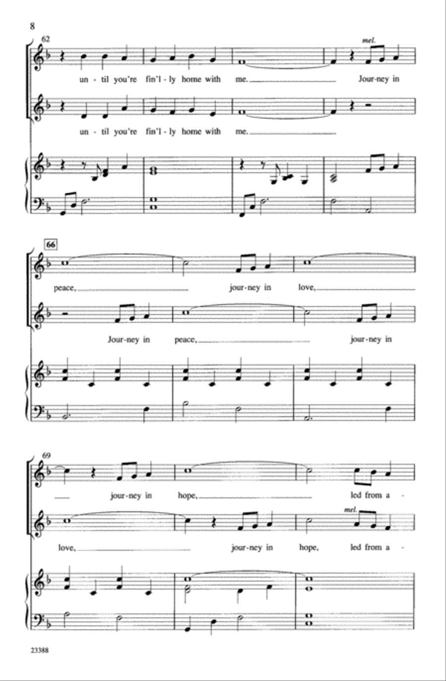 Journey in Peace Journey in Peace 2-Part scores gallery preview page 9