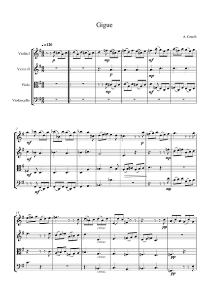 Gigue (from sonata d-moll)
