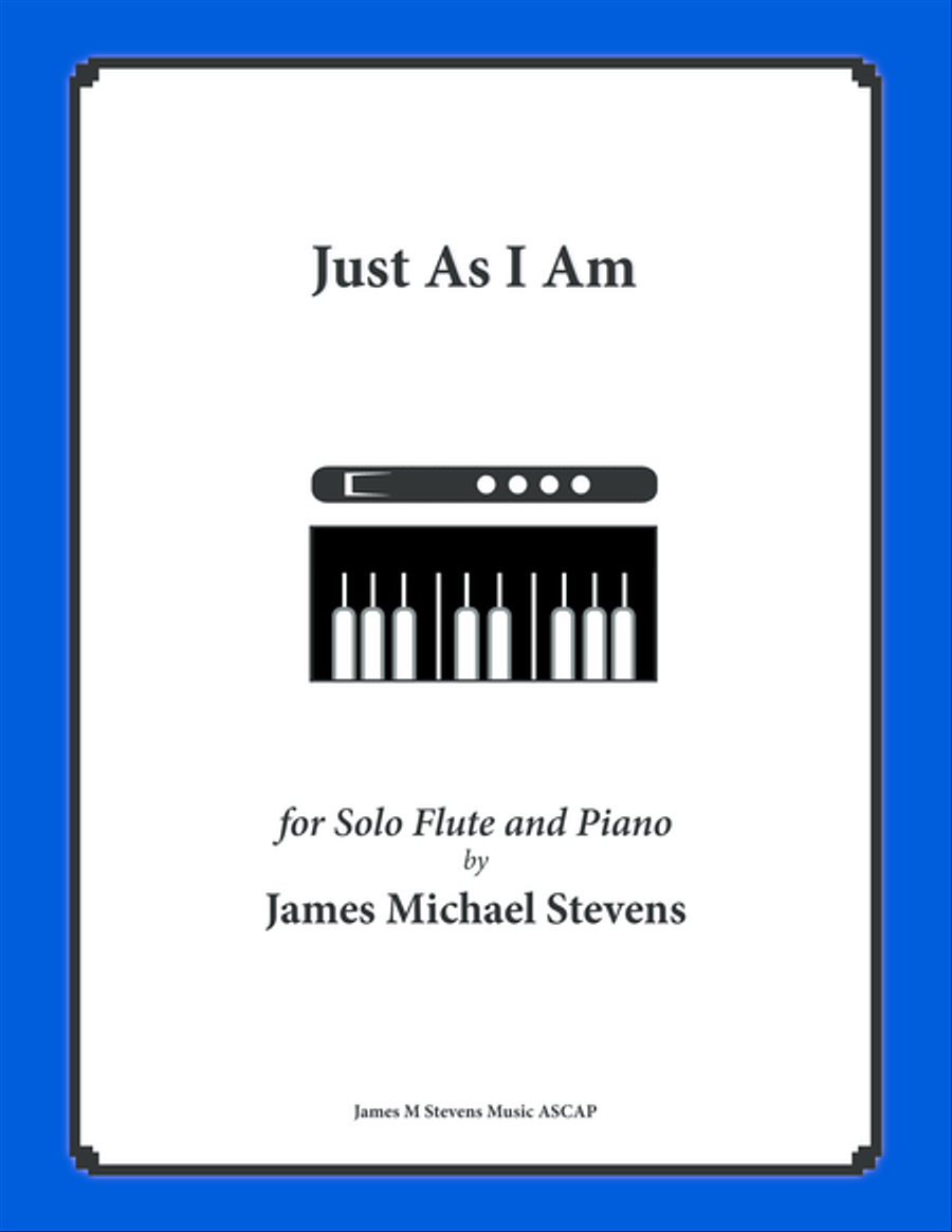 Just As I Am (Piano & Flute) Just As I Am (Piano & Flute) Flute Solo scores gallery preview page 1