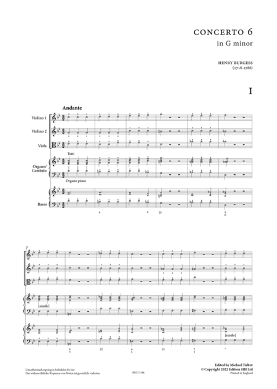 Six concertos for harpsichord or organ, volume 2 Harpsichord scores gallery preview page 4