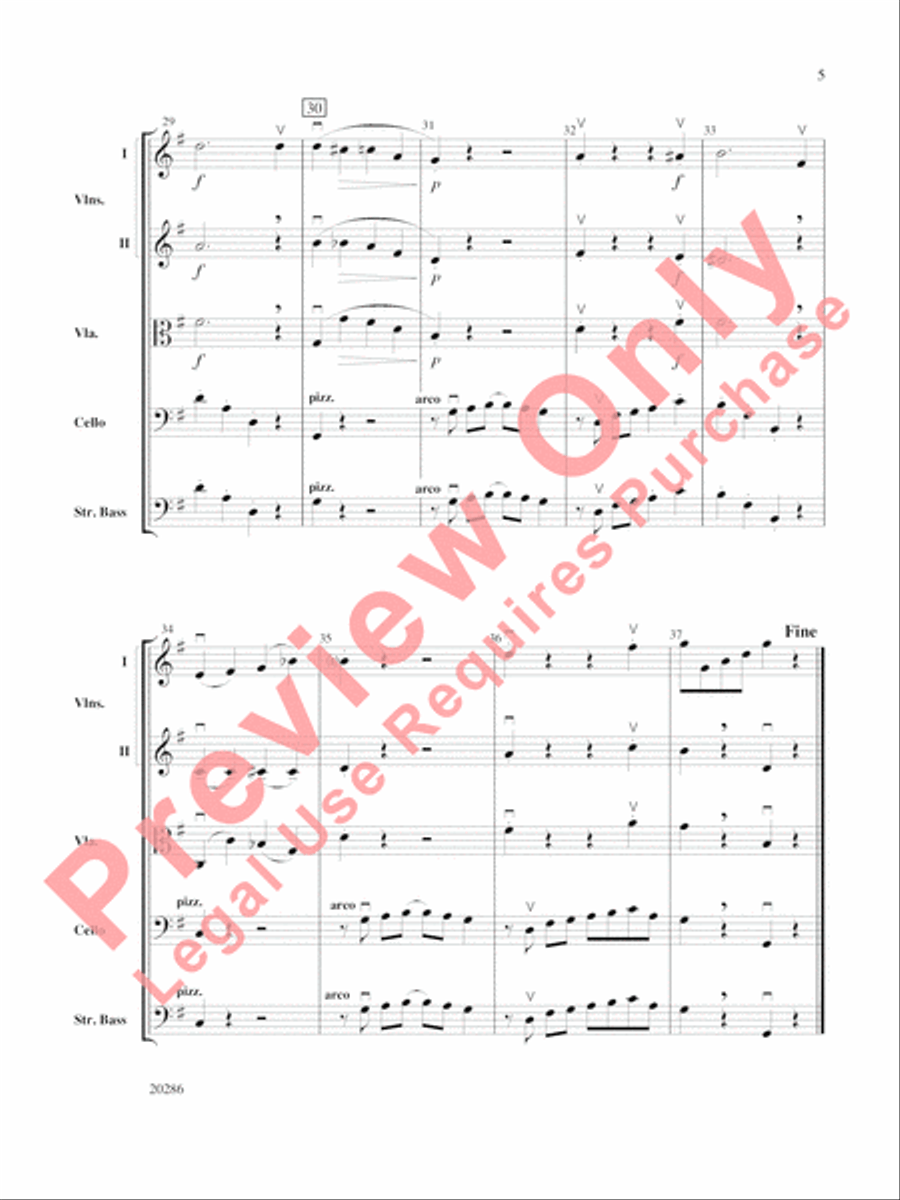 End Pin Rag String Orchestra scores gallery preview page 6