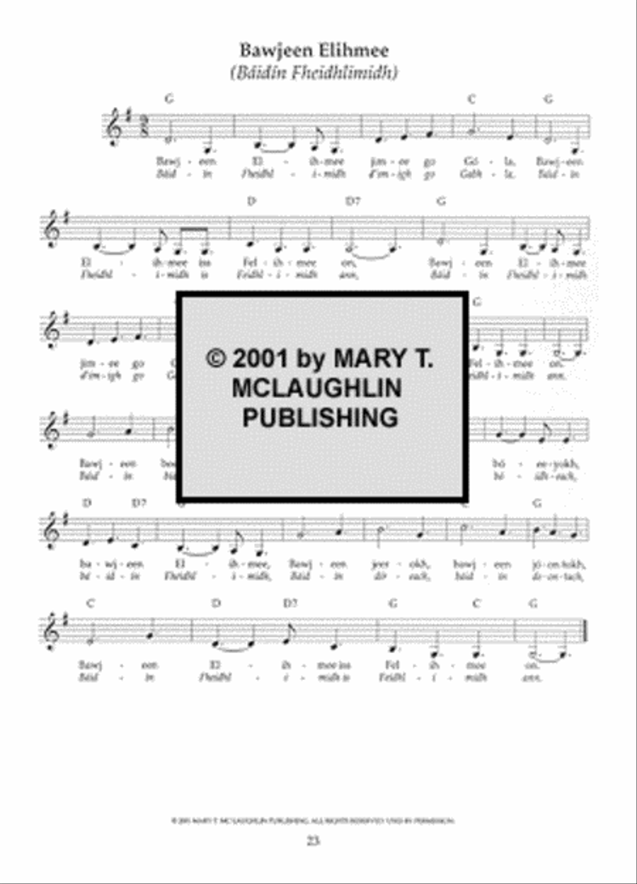 Singing in Irish Gaelic Voice scores gallery preview page 3