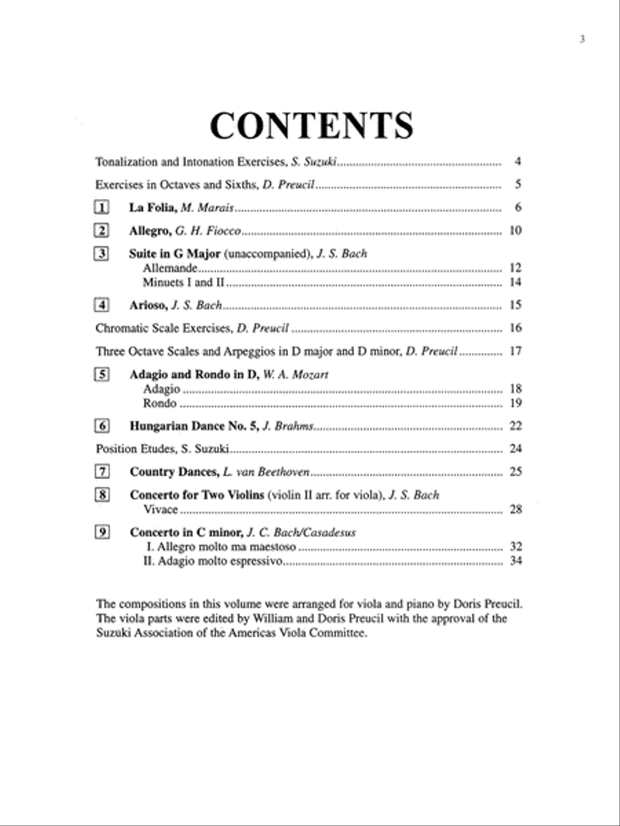 Suzuki Viola School String Methods scores gallery preview page 3