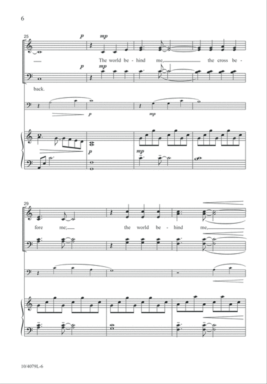 I Have Decided to Follow Jesus 4-Part scores gallery preview page 6