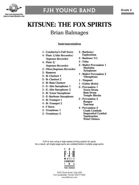 Kitsune: The Fox Spirits: Score
