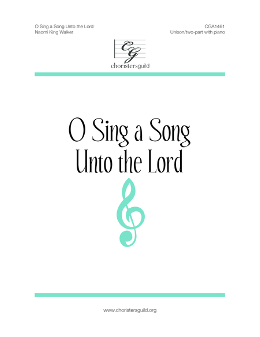 O Sing a Song Unto the Lord 2-Part scores gallery preview page 2