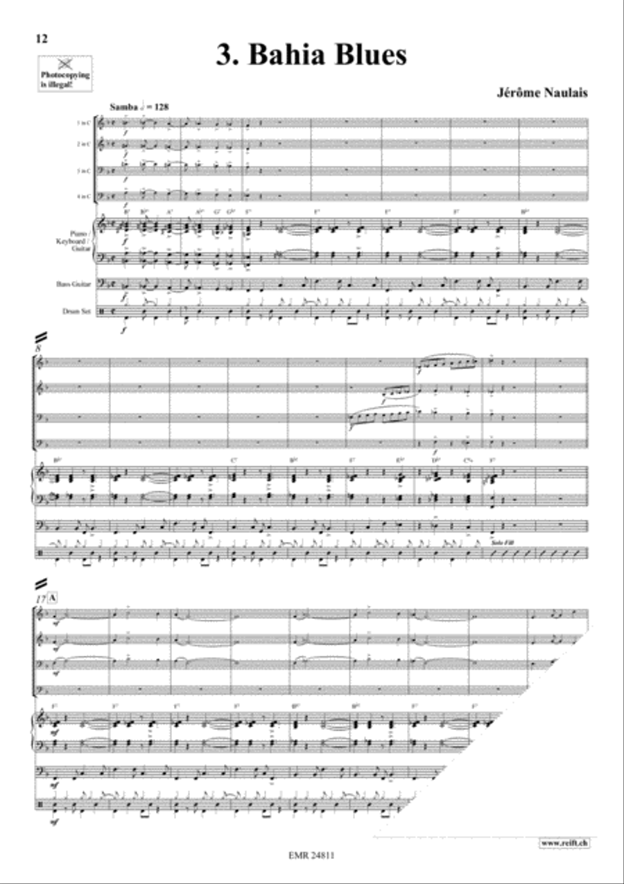 Play With Your Band Volume 1 Woodwind Quartet scores gallery preview page 6