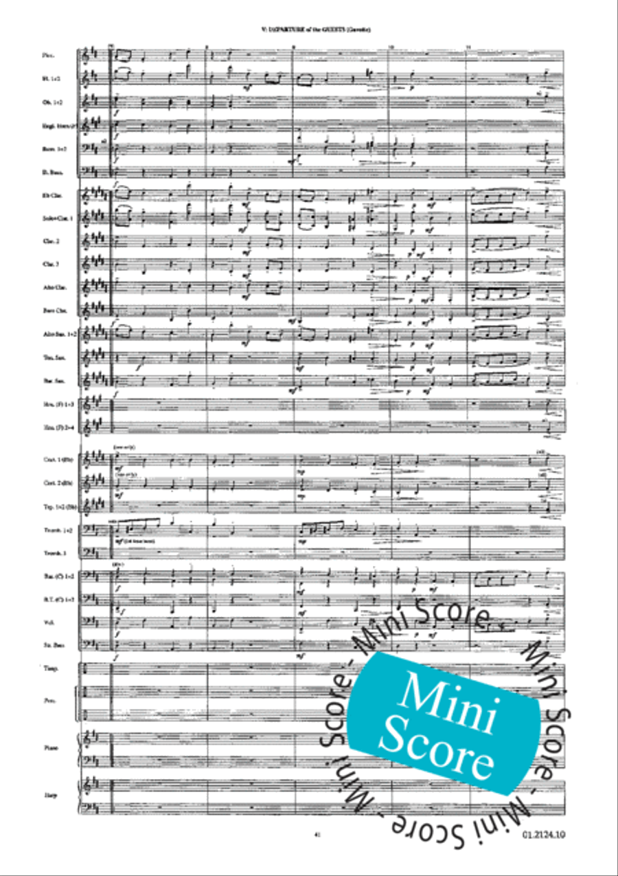 Romeo and Juliet Romeo and Juliet Concert Band scores gallery preview page 45