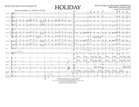 Holiday - Full Score
