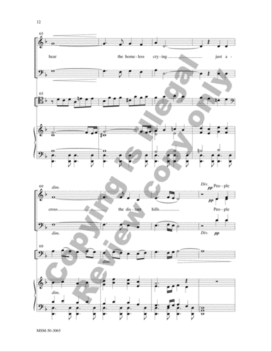 There's a Sunday Coming Soon 4-Part scores gallery preview page 11