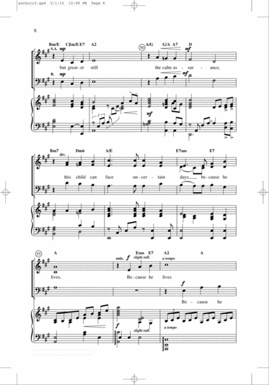 Easy Choir, Vol. 2 Easy Choir, Vol. 2 3-Part scores gallery preview page 6