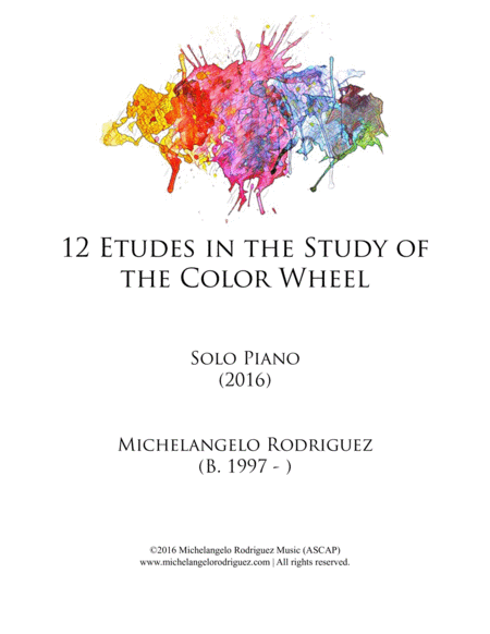 12 Etudes in the Study of the Color Wheel image number null