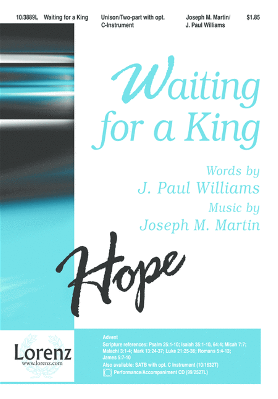 Waiting for a King Waiting for a King Unison Choir scores gallery preview page 2