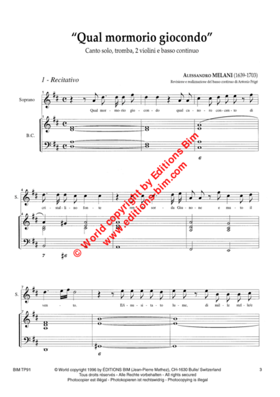 Qual mormorio giocondo Qual mormorio giocondo Soprano Voice scores gallery preview page 2
