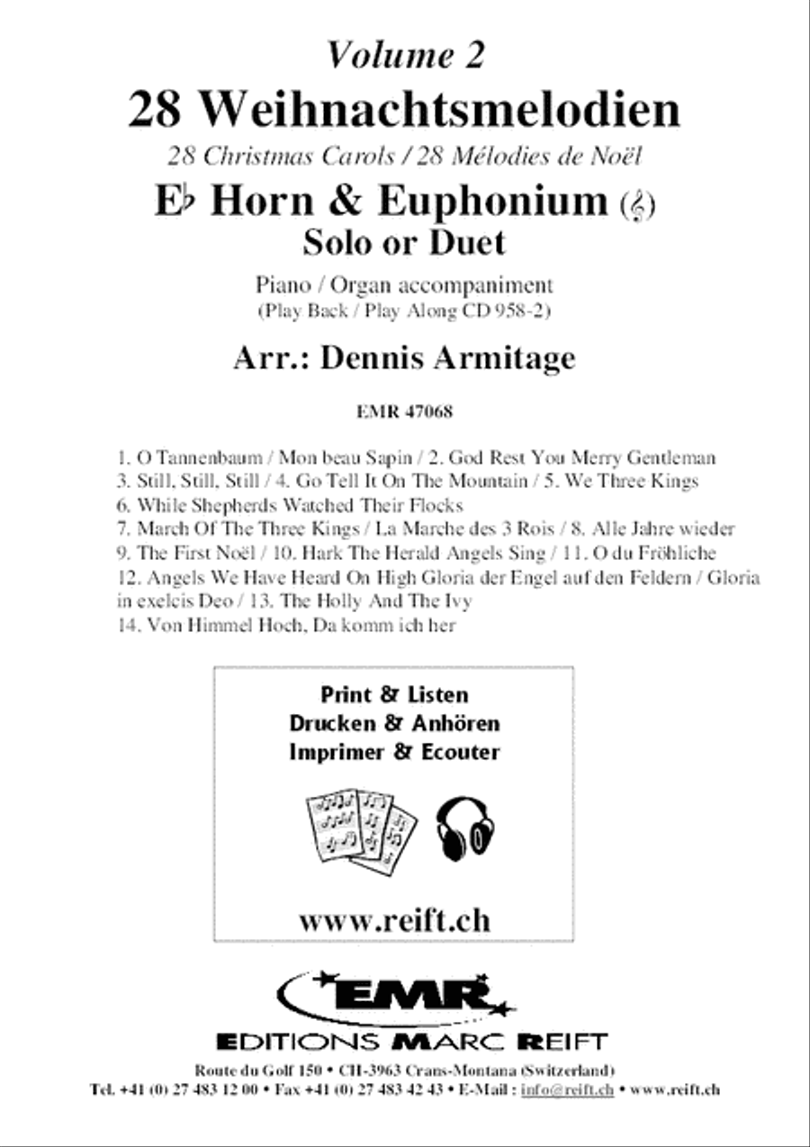 28 Weihnachtsmelodien Vol. 2 Brass Duet scores gallery preview page 2